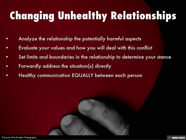 what does unhealthy relationship mean