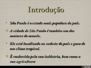 São Paulo e Rio de Janeiro questoes demográficas