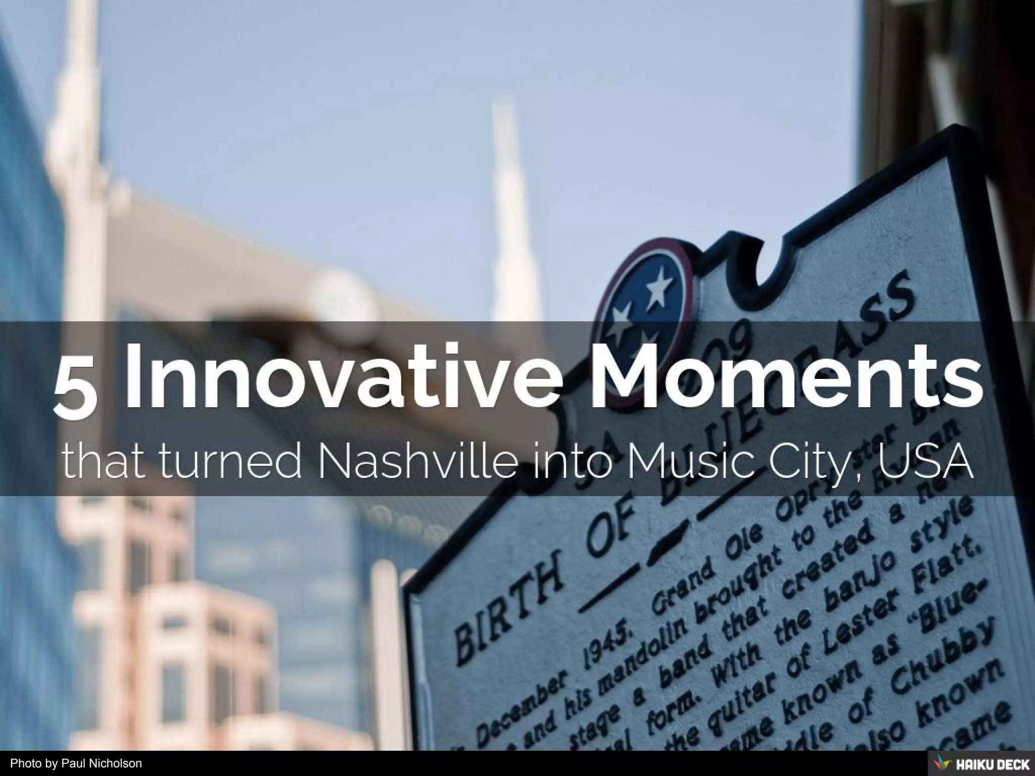 Photo by Paul Nicholson