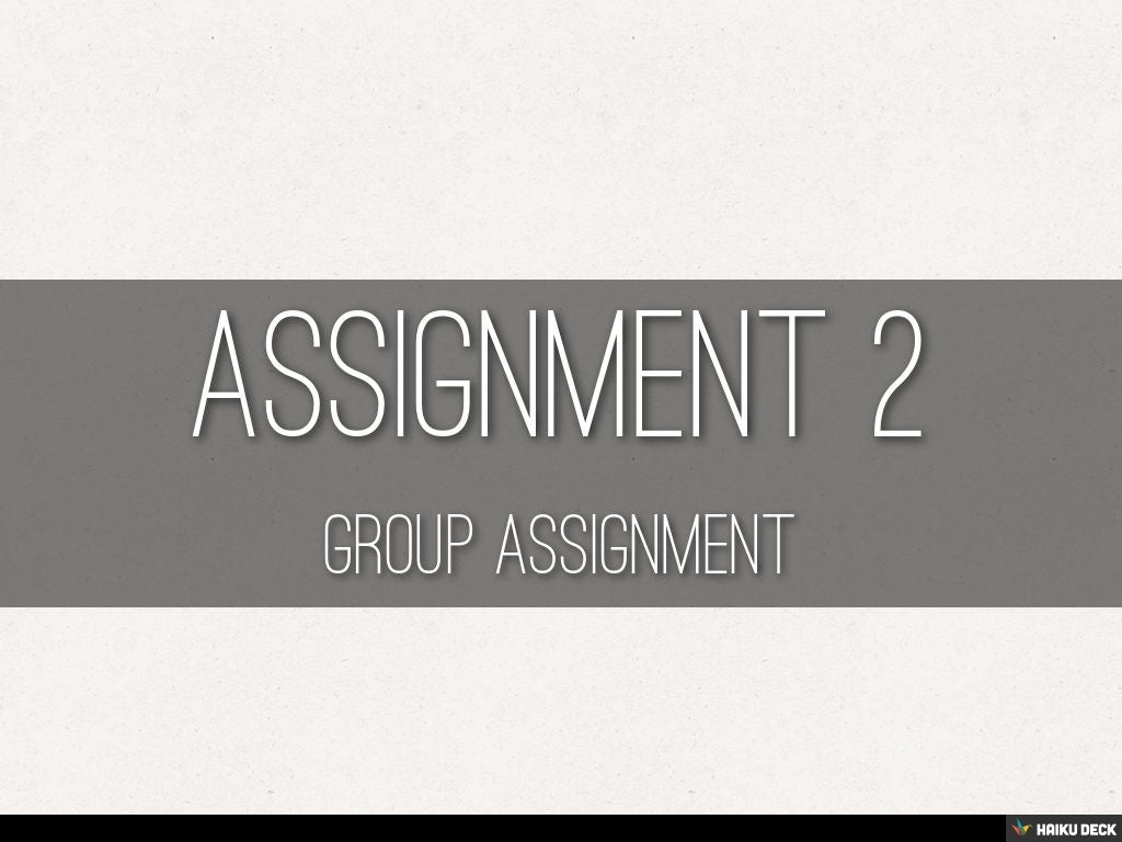 ASSIGNMENT 2