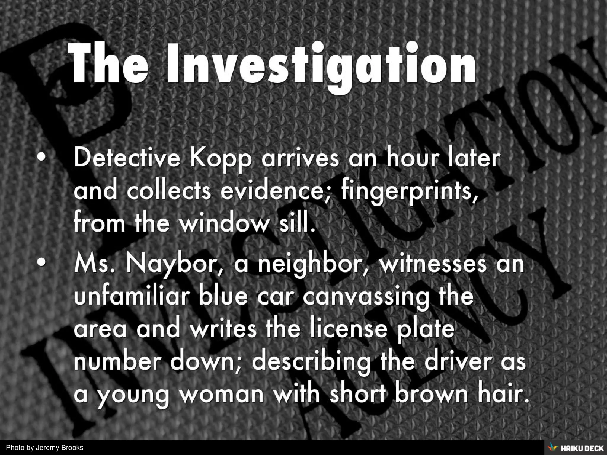 Photo by Jeremy Brooks