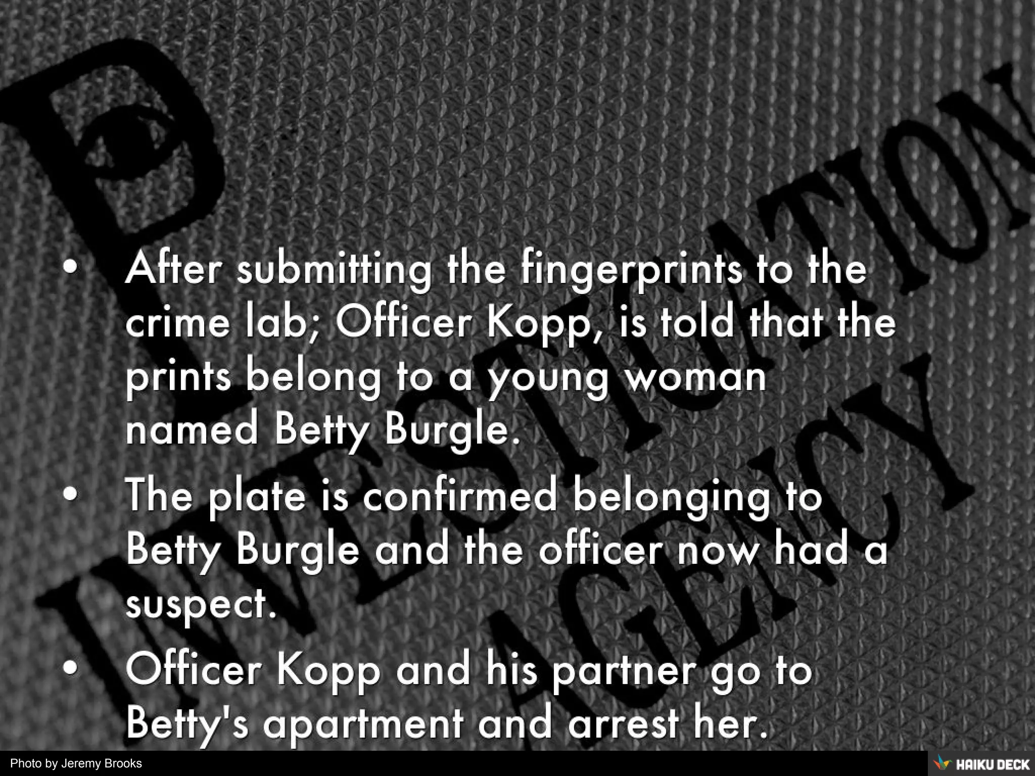 Photo by Jeremy Brooks