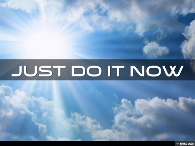 just do it now pdf