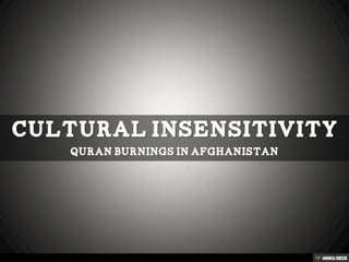 Cultural Insensitivity | PPT