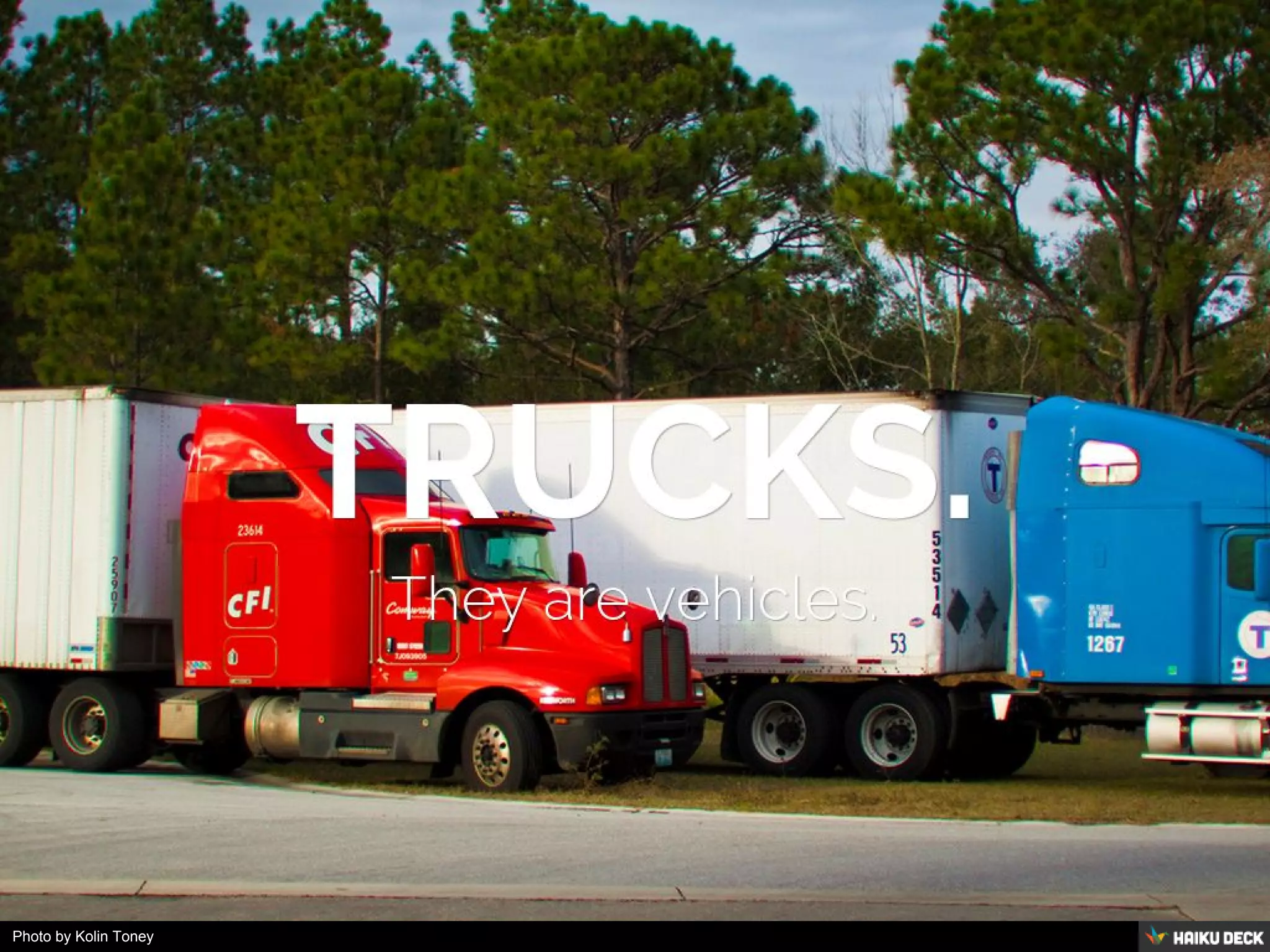 Photo by Kolin Toney
 