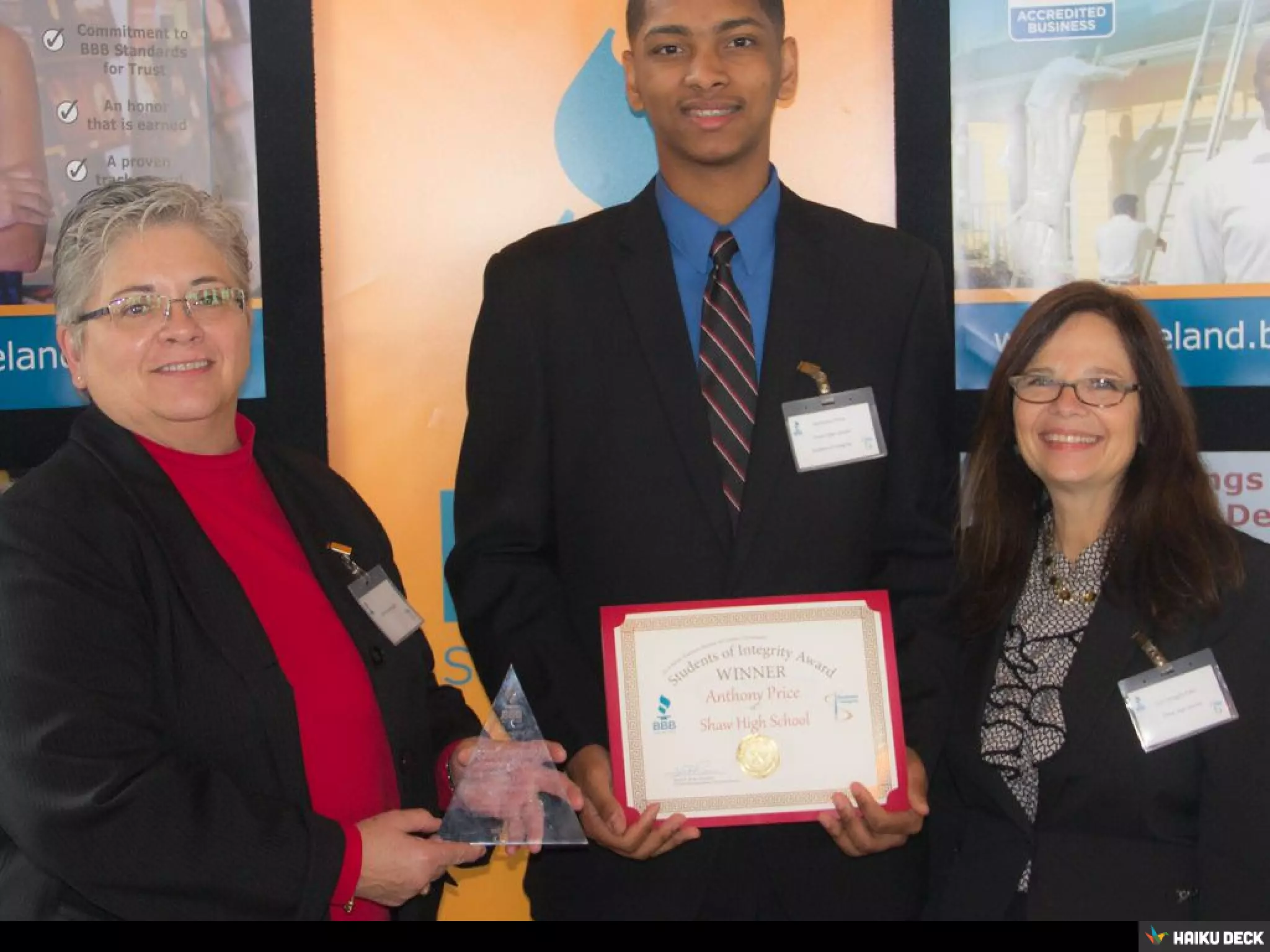 Cleveland BBB's Celebration Of Integrity.