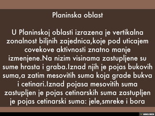 Biljni i zivotinjski svet Srbije