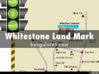 WHITESTONE LANDMARK 2BHK & 3BHK APARTMENTS FOR SALE