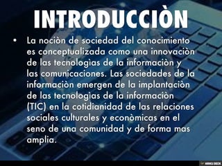 SOCIEDAD DEL CONOCIMIENTO