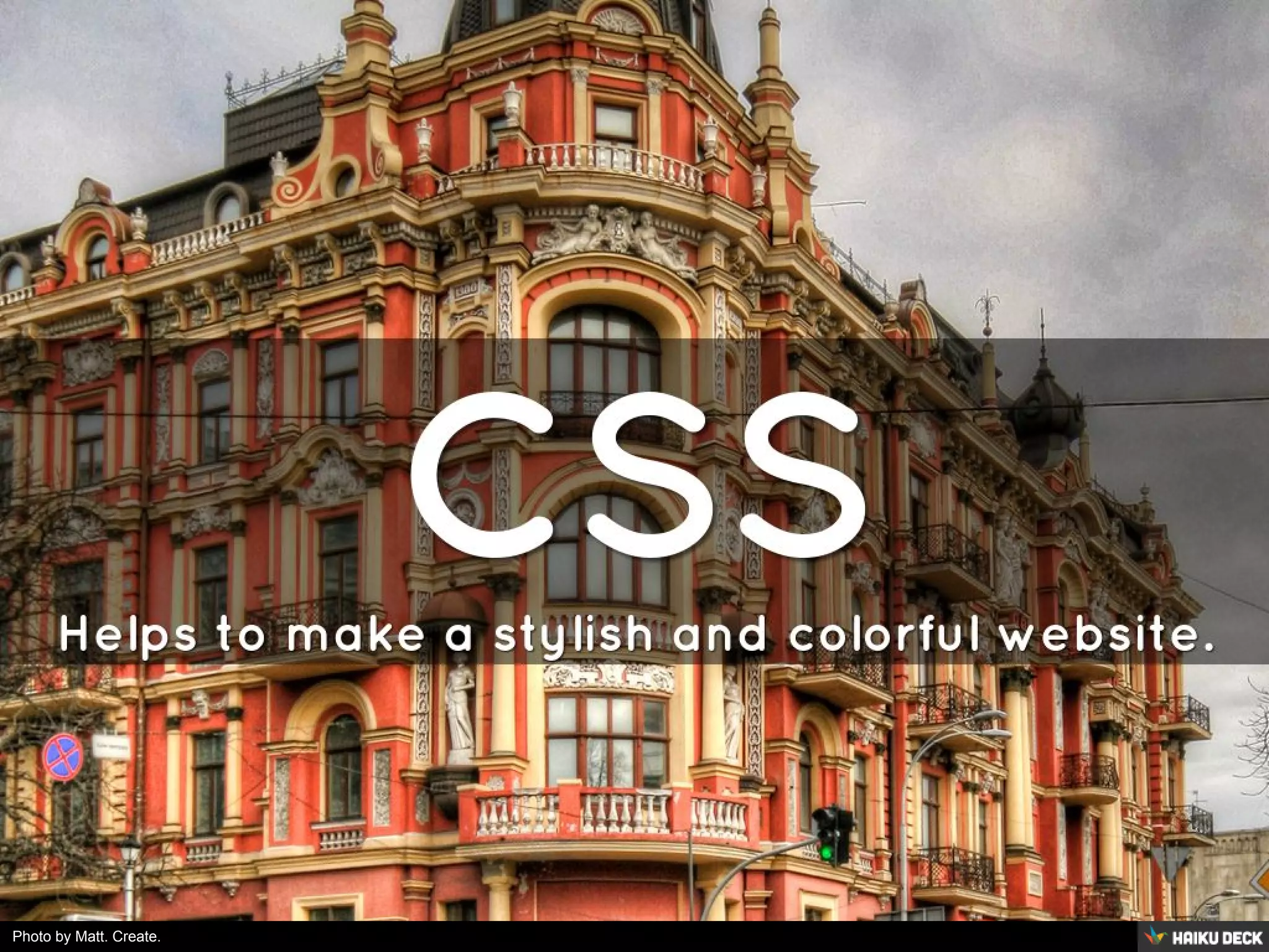 Photo by Matt. Create.