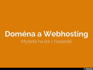 Doména a Webhosting