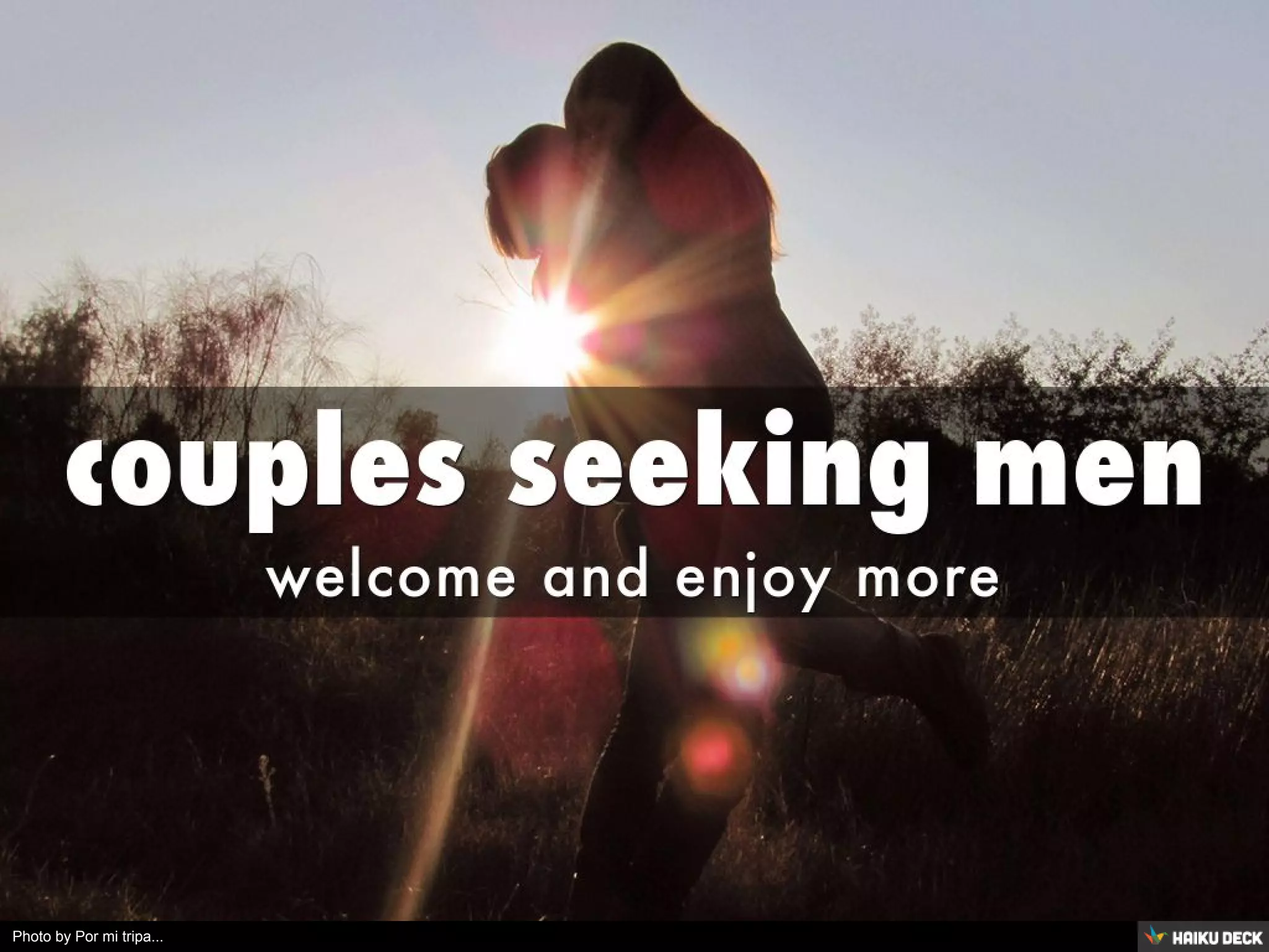 couples seeking men | PDF