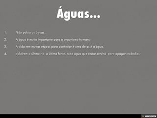 POLUIÇÃO DA ÁGUA...