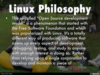 Linux principles and philosophy | PDF | Poetry | Books and Literature