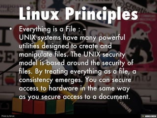 Linux principles and philosophy | PDF | Poetry | Books and Literature