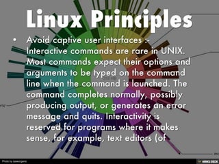Linux principles and philosophy | PDF | Poetry | Books and Literature