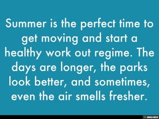 Summer Workout Tips | Elena Merchand 