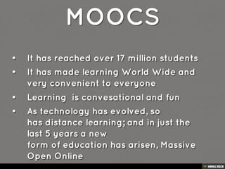 ABOUT MOOCS