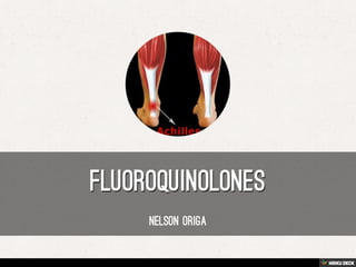 Fluoroquinolones  Nelson Origa 