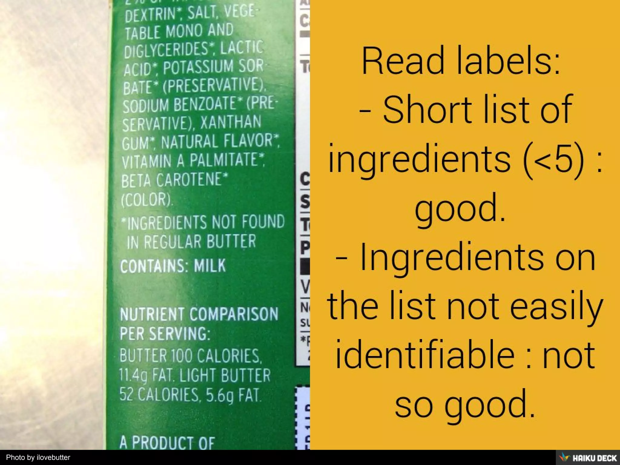 Photo by ilovebutter - Creative Commons Attribution License https://www.flickr.com/photos/53464383@N00 Created with Haiku Deck
 