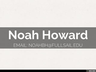 Noah's Visual Resume