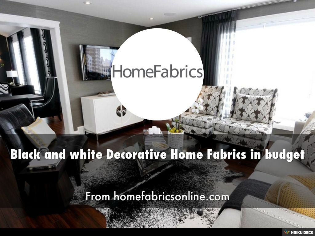 How To Decorate With Classic Color Combination Black and White