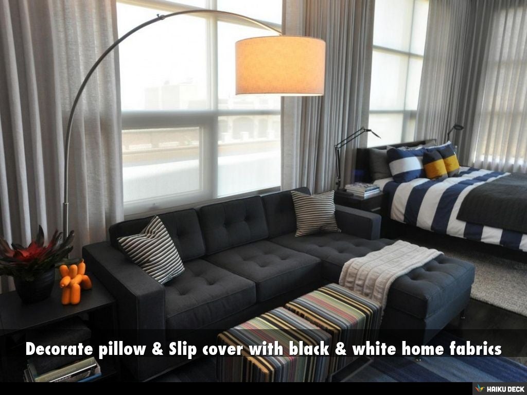 How To Decorate With Classic Color Combination Black and White