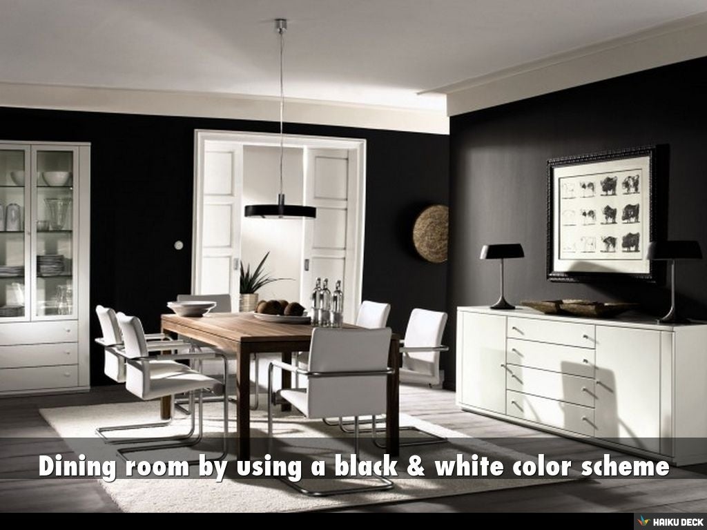 How To Decorate With Classic Color Combination Black and White