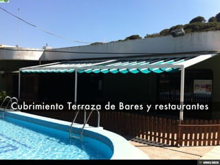 Toldos para Hostelería y Comercios