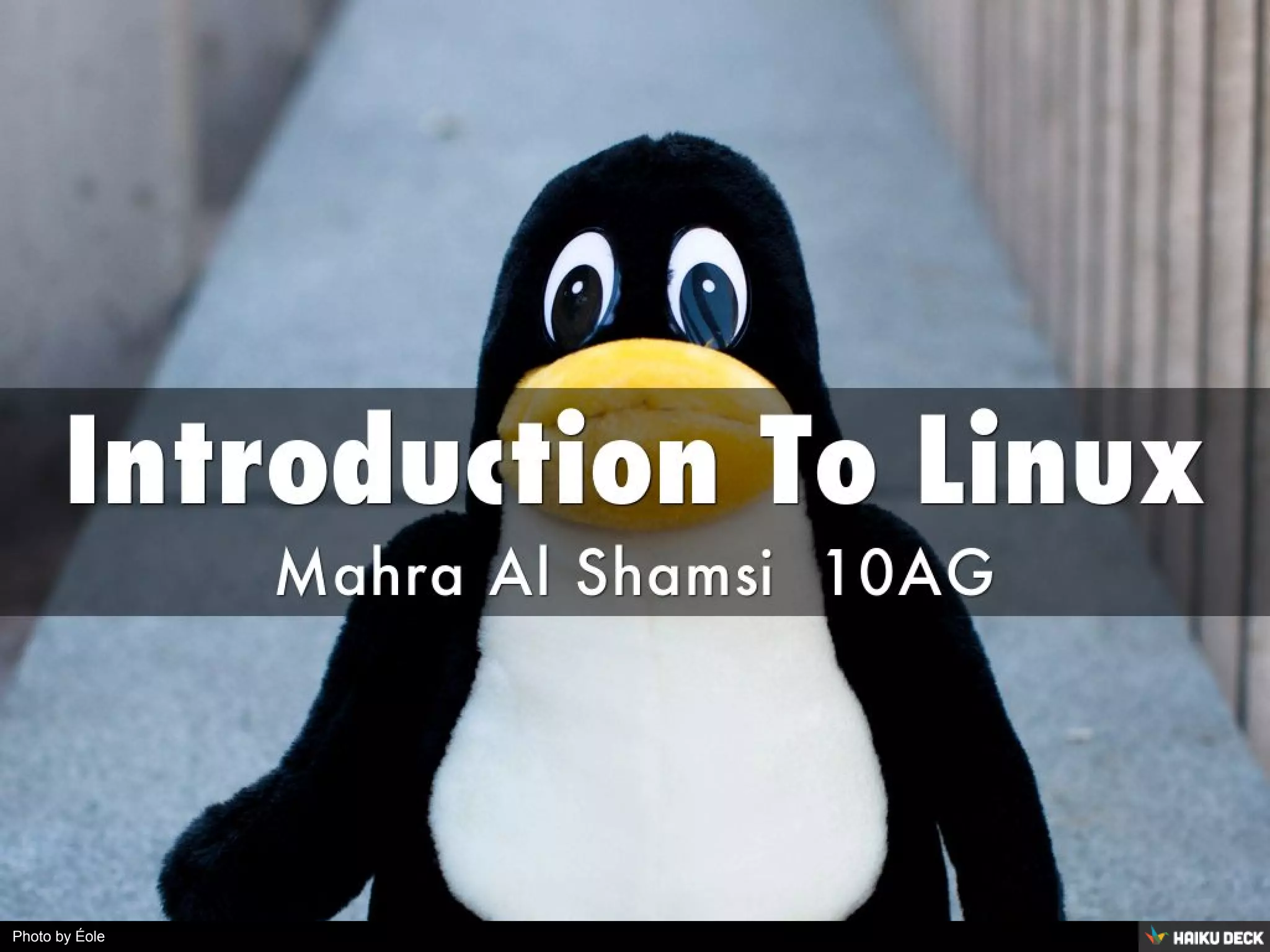 Introduction To Linux | PPT