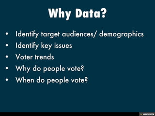 Data in Politics