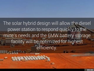 10.6 MW Solar hybrid