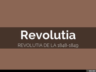 Revolutia  Revolutia de la 1848-1849 