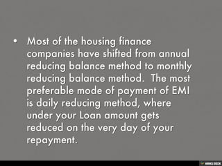 FAQ ON BANKING(HOME LOANS)