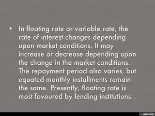 FAQ ON BANKING(HOME LOANS)