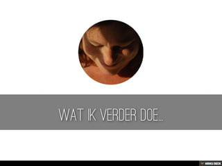 Wat kan ik betekenen voor uw organisatie?