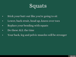 Easy Pregnancy Exercises