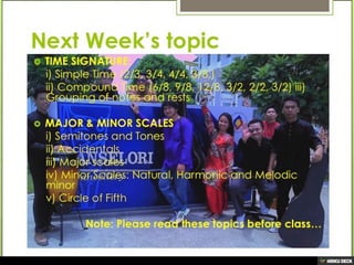 Music Theory I GKM1293 by LPT (week 1 & 2)