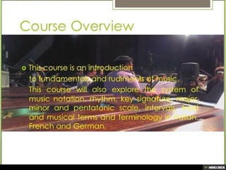 Music Theory I GKM1293 by LPT (week 1 & 2)