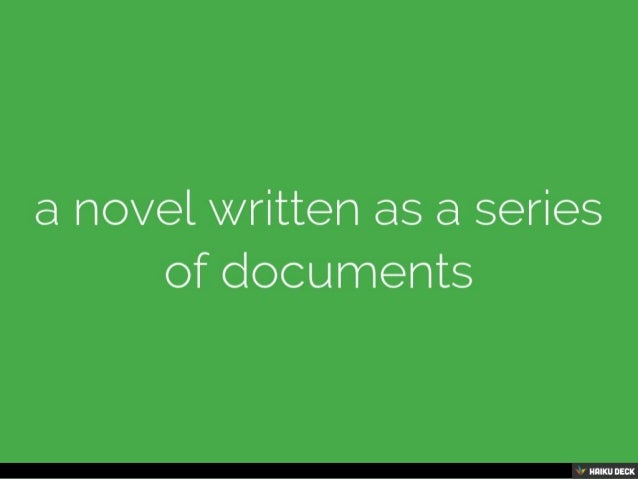 Epistolary essay