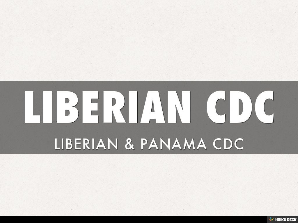 LIBERIAN CDC