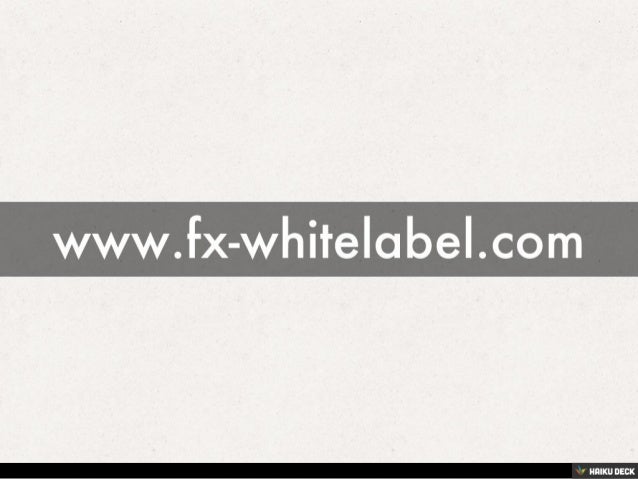 Free forex white label partnership