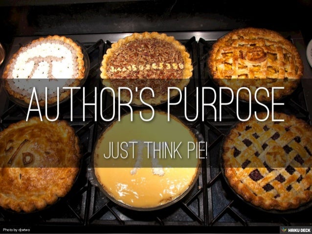 Author S Purpose slideshare