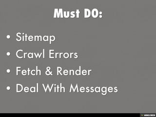 Guide To Google Webmaster Tools | PDF