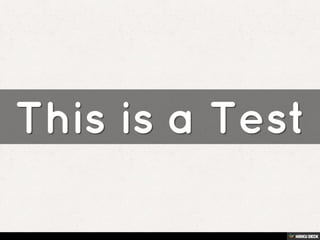 This is a test | PDF