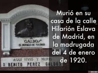 Benito Pérez Galdos