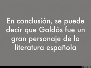 Benito Pérez Galdos