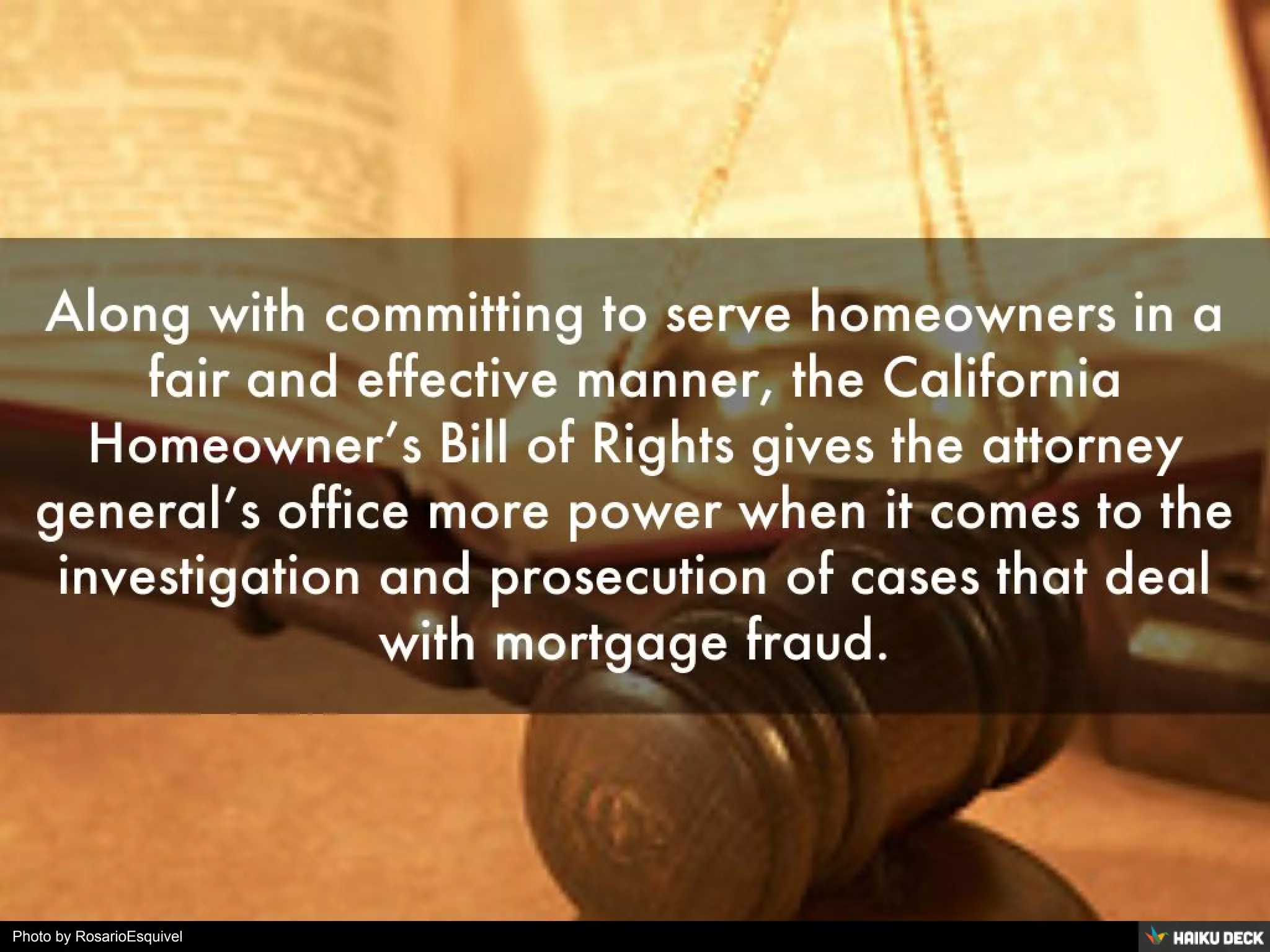 Homeowner’s Bill of Rights | PDF