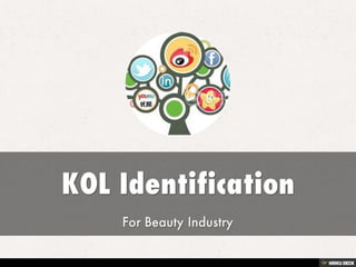 KOL Identification  For Beauty Industry 