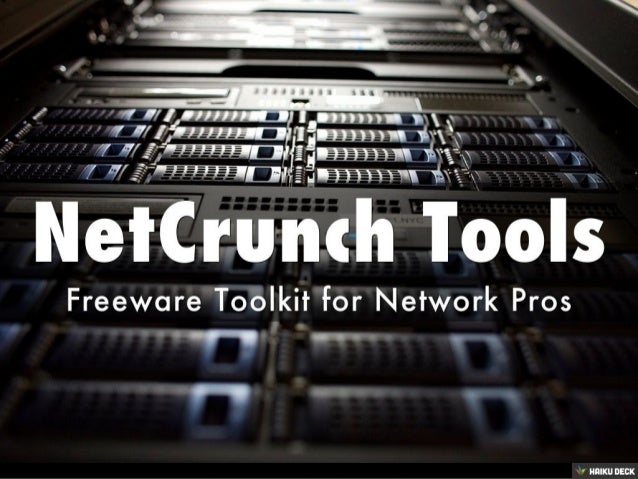 netcrunch tools